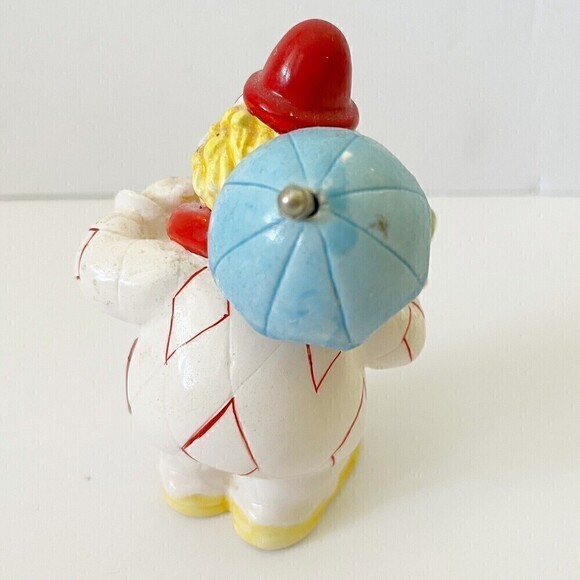 Happy Smile Ceramic Clown Figurine Jim Willoughby Big Top Banana Umbrella Circus - Picture 4 of 9